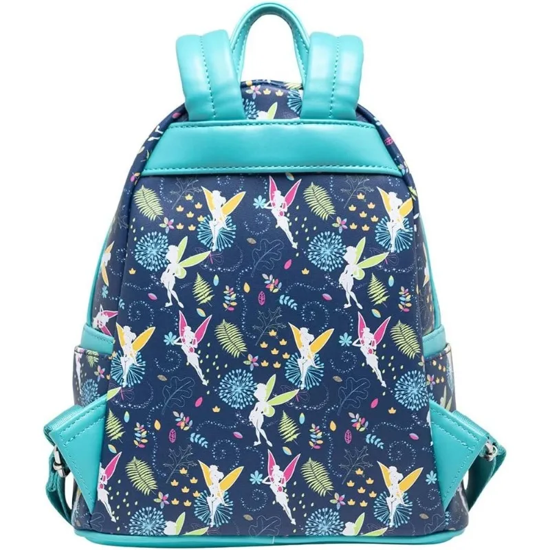 Disney Lounge fly Frauen blaugrün Tinkerbell leuchten im Dunkeln Allover Print Rucksack