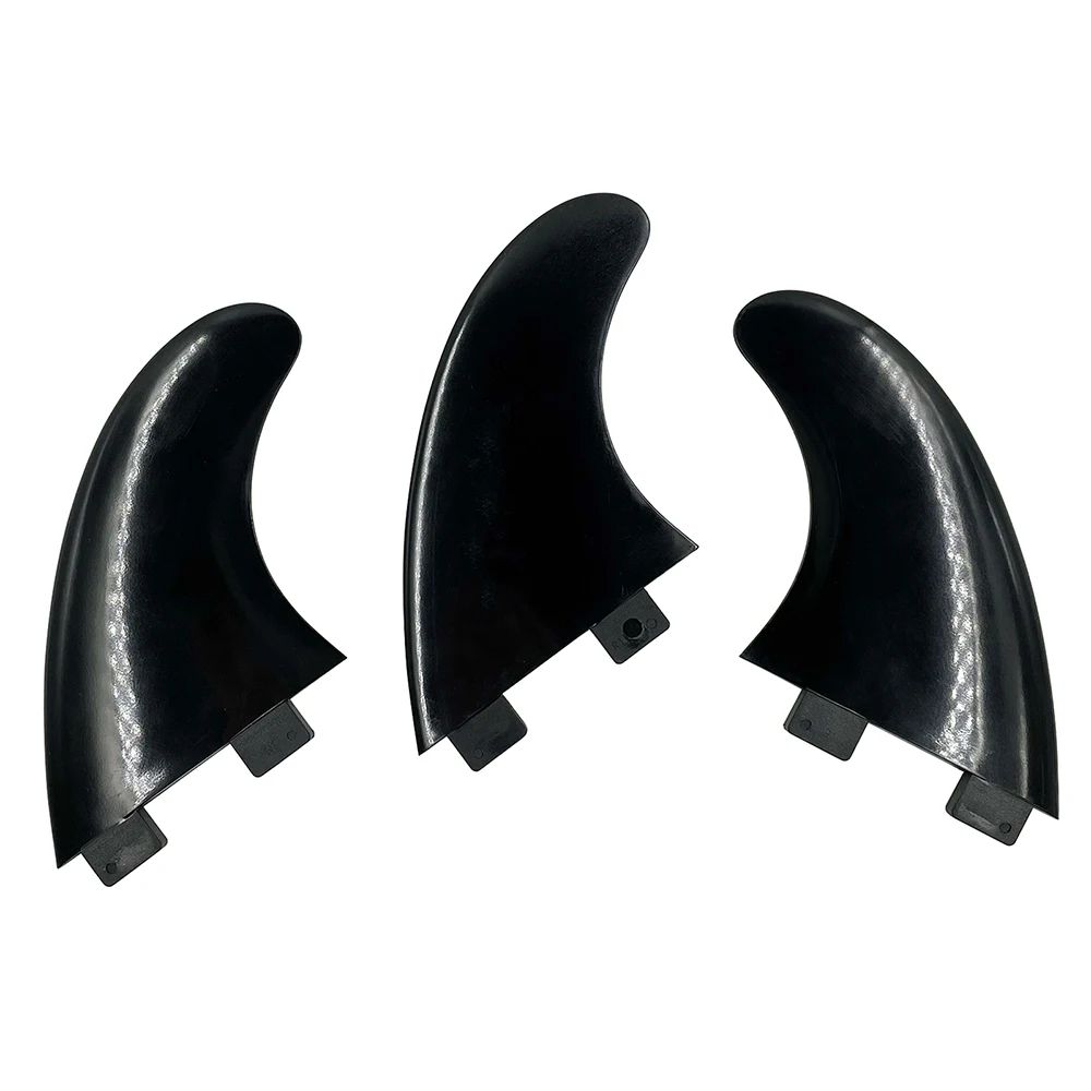 UPSURF FCS Fins Plastic Surfboard Fins Thruster Tri Fins For Shortboard Quilhas Nylon Double Tab Fins Surfing Board Fins