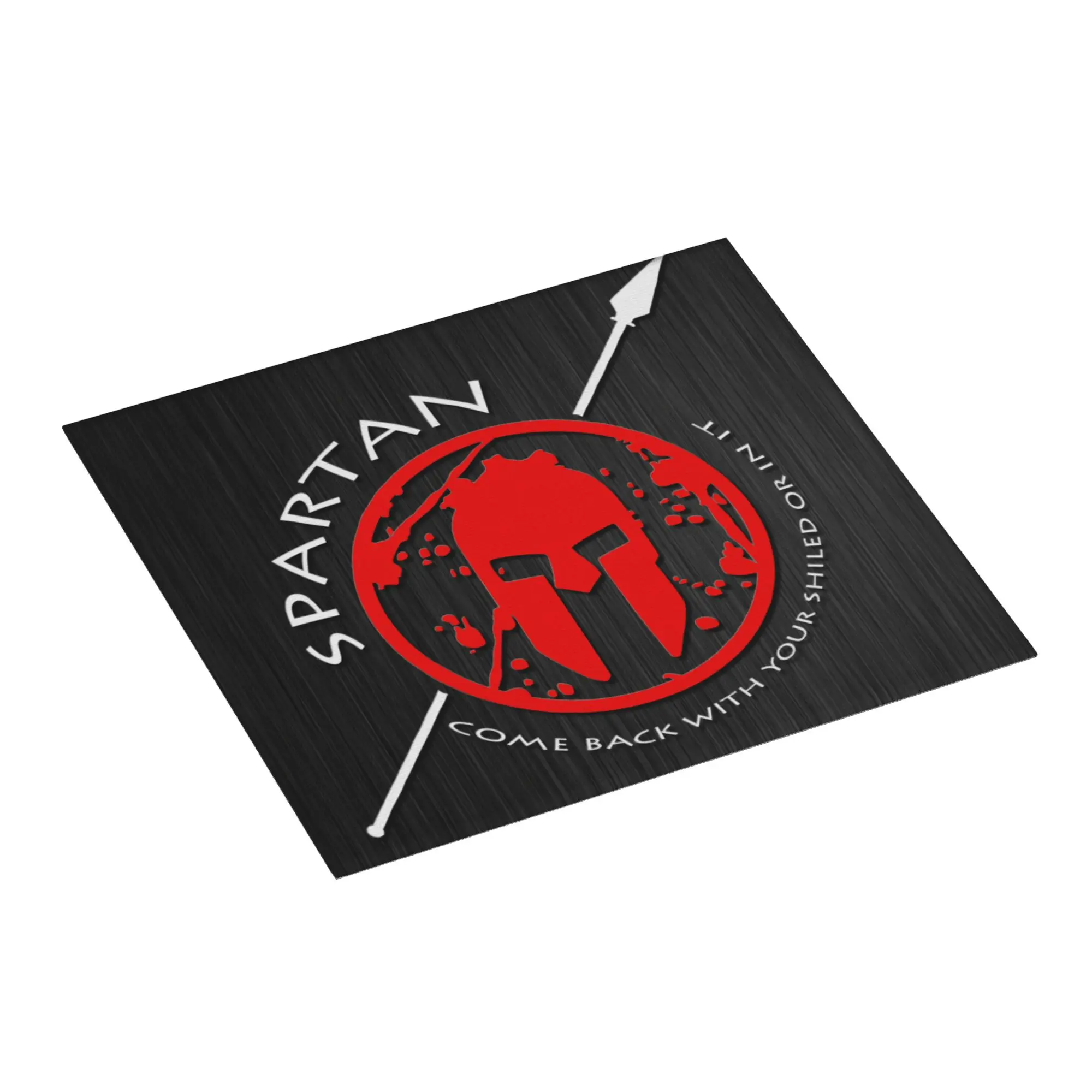 Spartan Race Sparta Spirit  Drying Mat For Kitchen Waterproof Non‑Slip Oil Proof Reusable  Bathroom Countertop Protector Mat