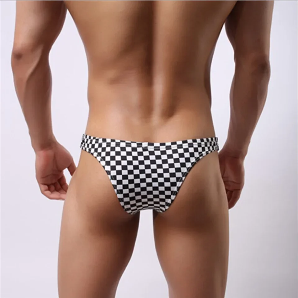 سراويل داخلية نيكر، سراويل داخلية، حمالات صدر، ملابس داخلية، سراويل داخلية بيكيني منقوشة غير رسمية للرجال، تصميم منخفض الخصر قابل للتنفس