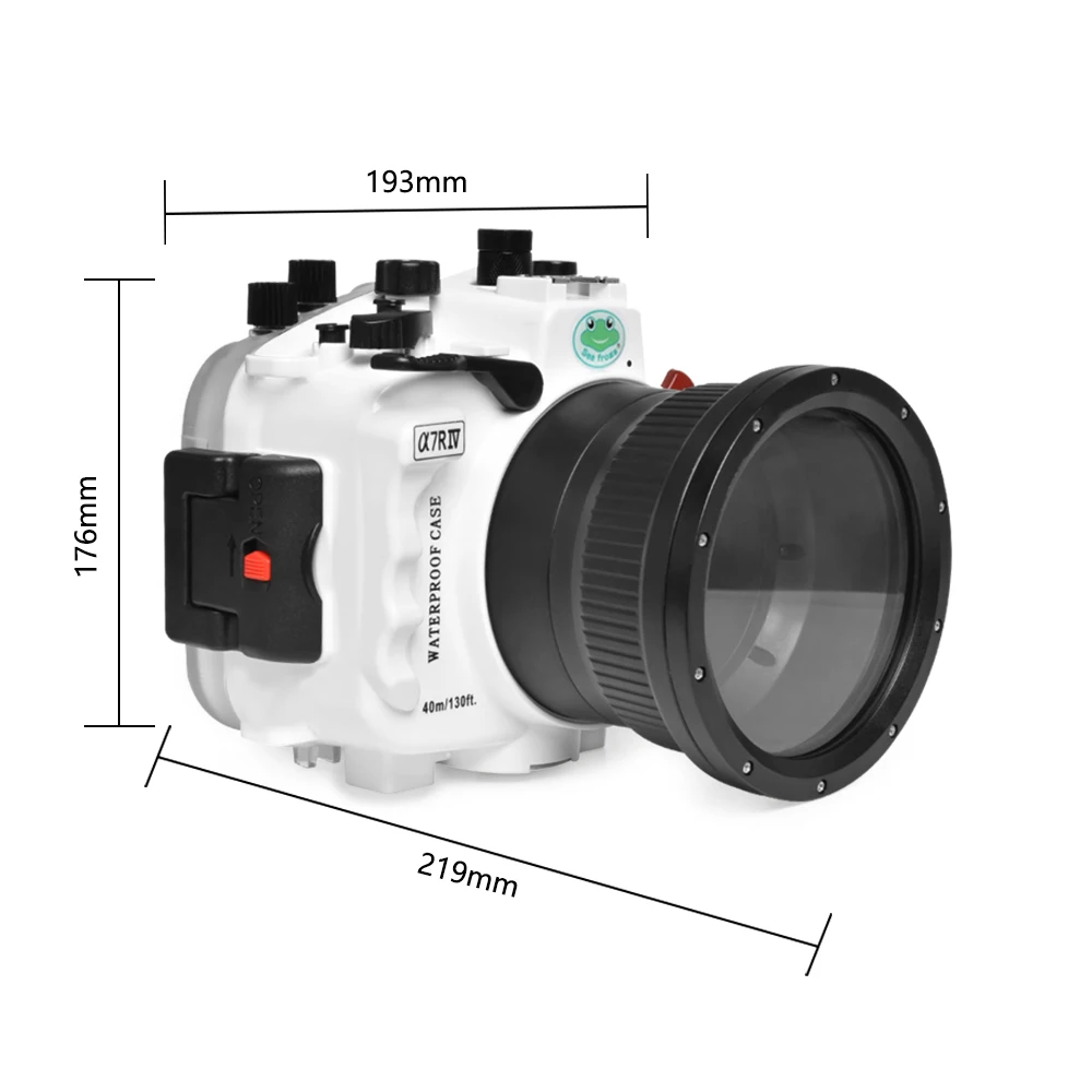 

Seafrog A7RIV 28-70mm lens diving camera housing waterproof Hard Bag A7RIV A7R4 camera