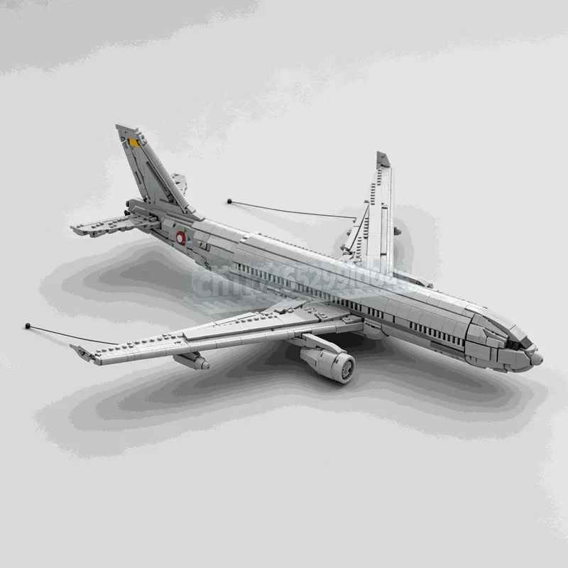2214PCS Large Four Engine Passenger Jet Building Blocks Model DIY Assembly Detailed Aviation Aircraft Display Creative Gift Toy