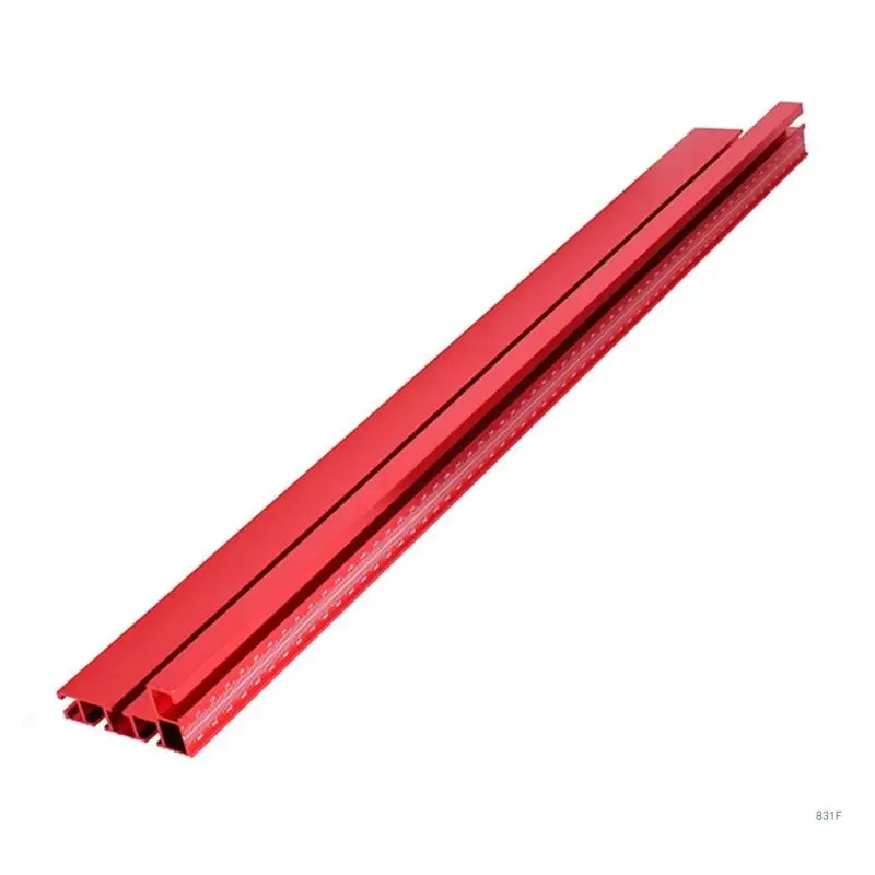 Miter Gauge Fence 75 Type Miter T-Track Aluminum Profile Fence Woodworking Miter Fence with Scale for Router Table