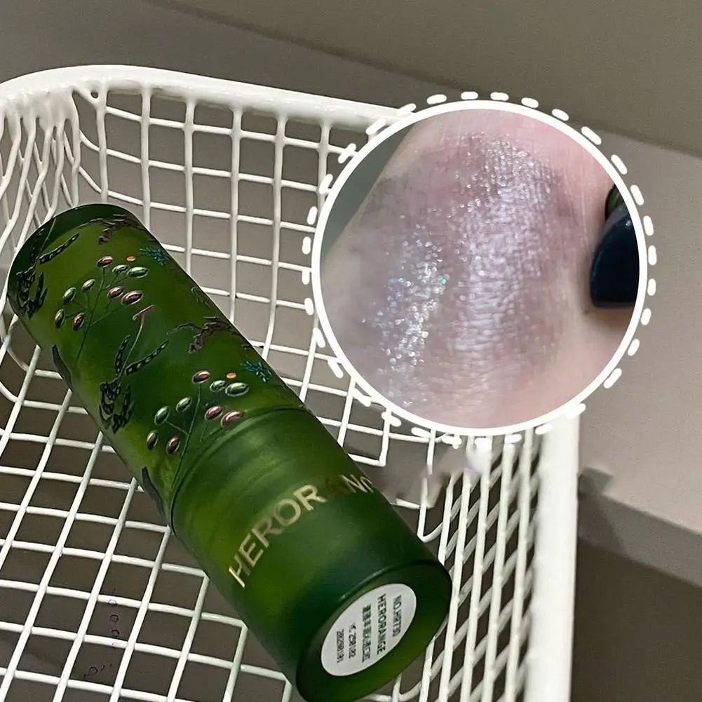 Transparenter, feiner, grün-schwarzer Lippenstift, der die Haut effektiv spendet Feuchtigkeit spendet, pralle, feine Lippenlinien, Lippenreduzierung B5S0