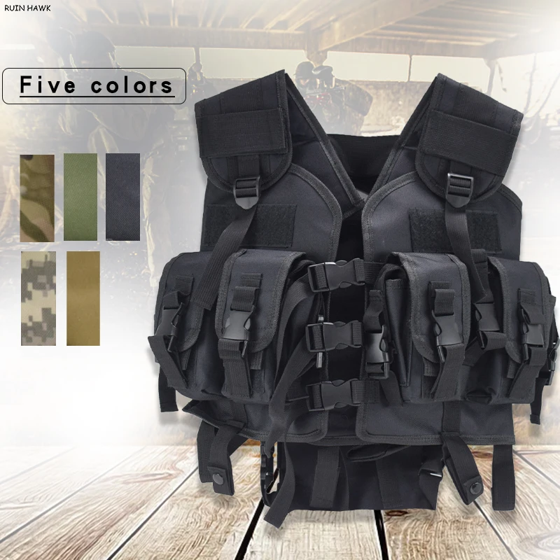 

Tactical Army Combat Molle Plate Carrier Vest Hunting Body Armor Outdoor CS War Game Paintball Airsoft Vest Military Equipment