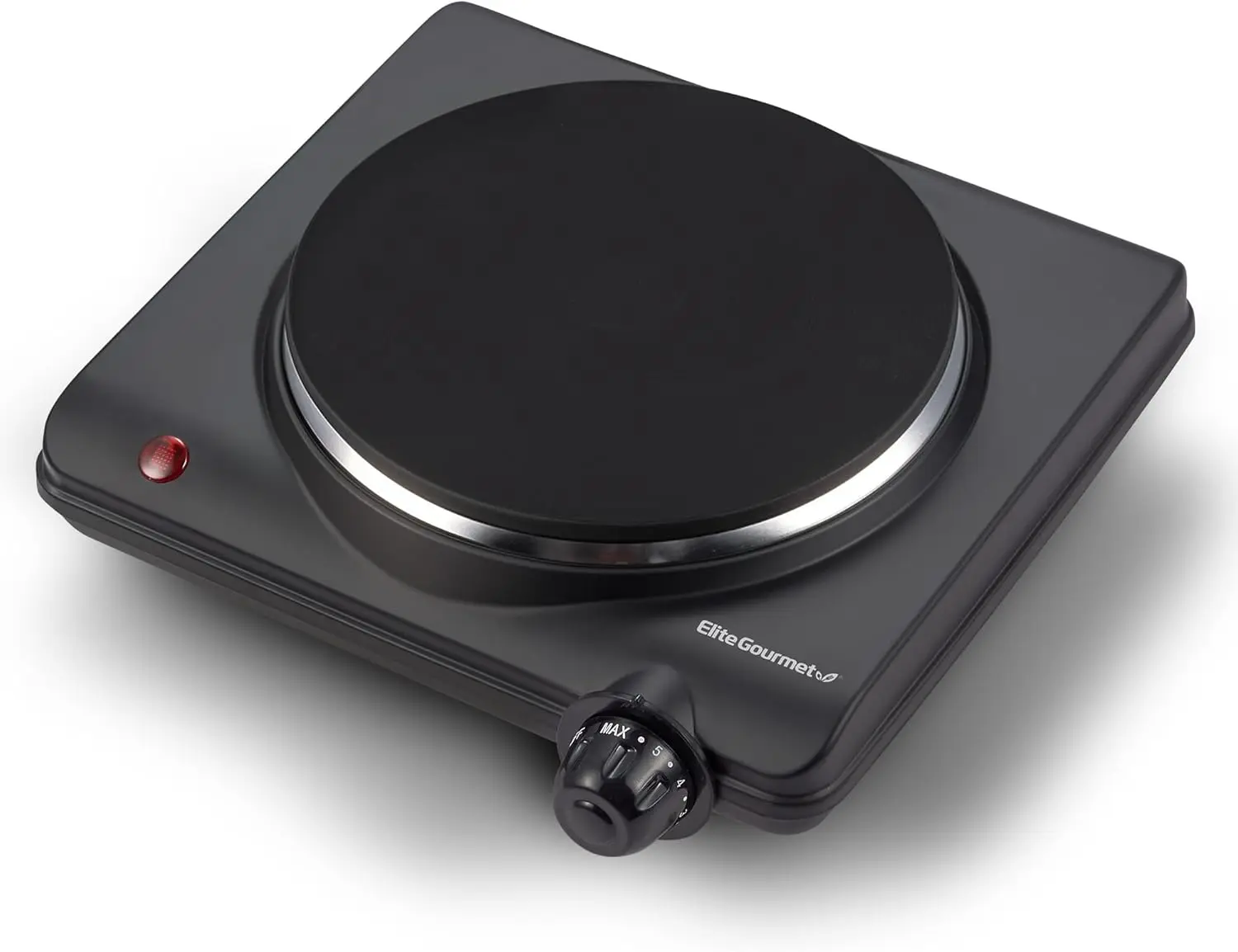 

ESB-301BF# Countertop Single Cast Iron Burner, 1000 Watts Electric Hot Plate, Temperature Controls, Power Indicato