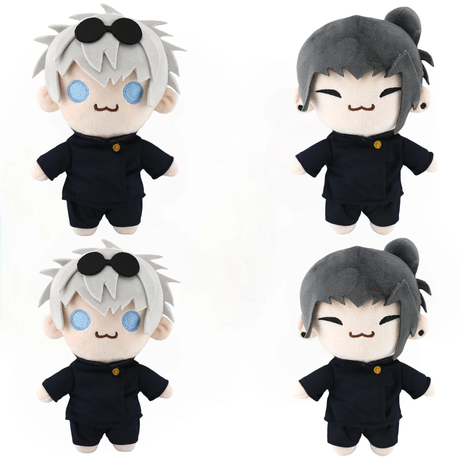 Novos animais de pelúcia quentes e pelúcia gojo saturo geto suguru ju jutsu kaisen pelúcia bonito macio coleção adereços 21cm