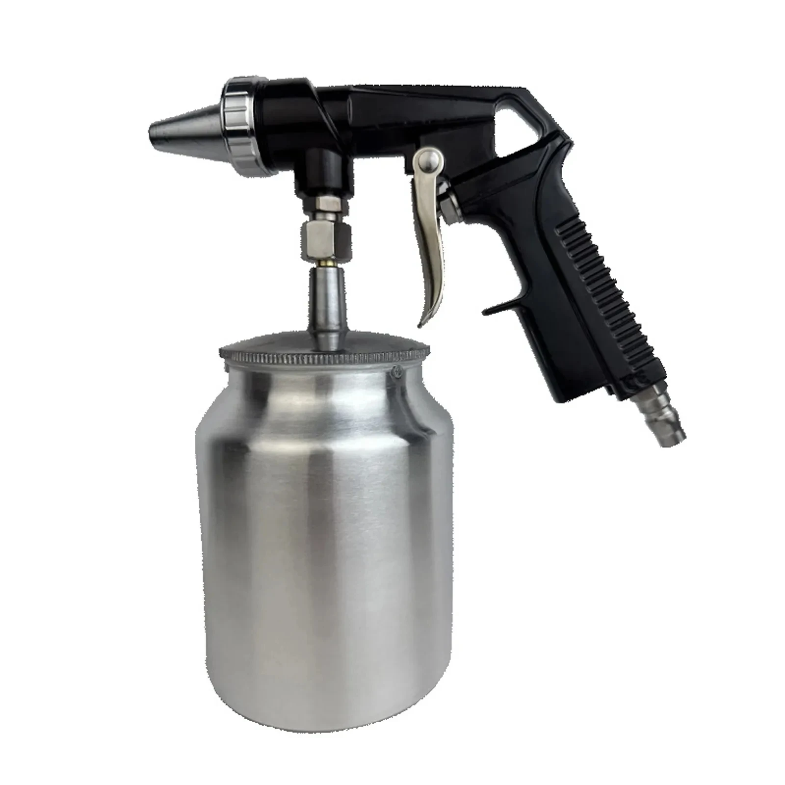 1000ml Handheld Pneumatic Sandblaster 8bar Mini Aerodynamic Spray Gun with Nozzles Anti-rust Sand Blasting Power Tools Kit