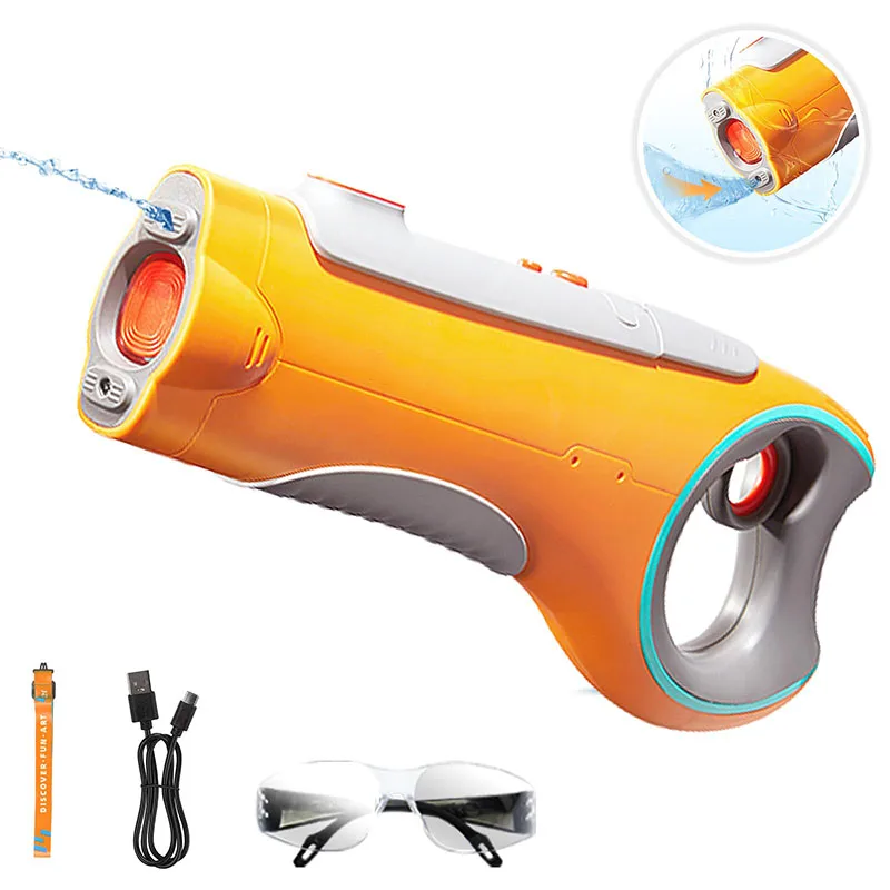

Electric Water Gun for Kids Adults 230 Blasts Rechareable Squirt Gun Up to 26Ft Automatic Water Reload Outdoor Beach Pool for