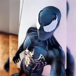 Adults Halloween Venom Symbiote Spider Superhero Cosplay Costume Man Bodysuit Zentai Second Skin Suit Men Party Jumpsuit