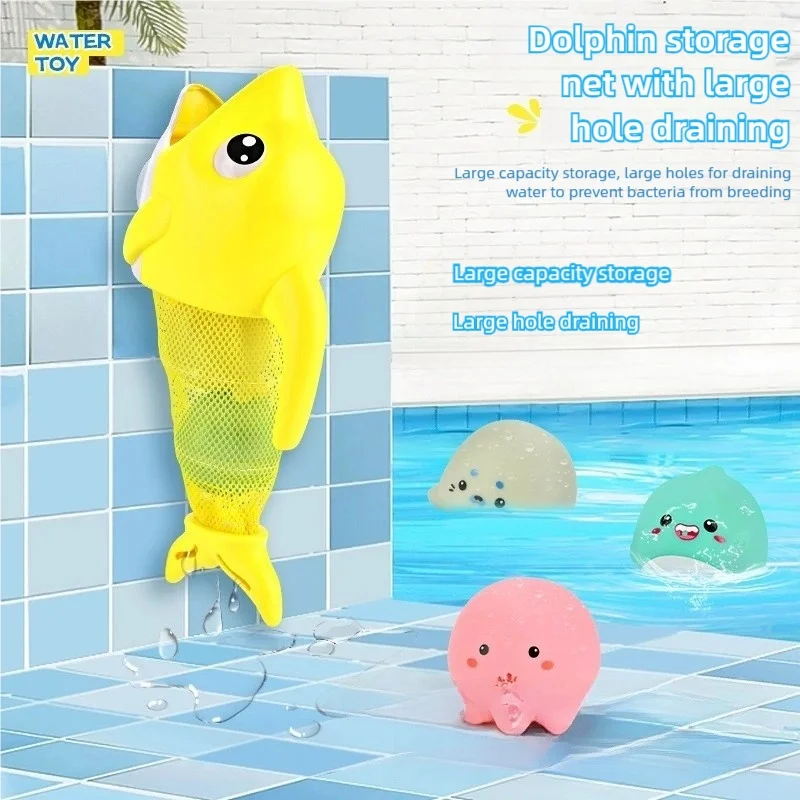 幼児と幼児の釣りおもちゃ 4 個パック、ベビー水釣りネットおもちゃ ソフトラバー水スプレー付きイルカアシカ釣り 動物子供用バスルームお風呂おもちゃ、水スプレー赤ちゃん浴室水水泳動物おもちゃ、18 か月以上の赤ちゃんに適しています、さまざまなホリデーギフトに適しています、クリスマス、新年、新年のギフトに適しています
