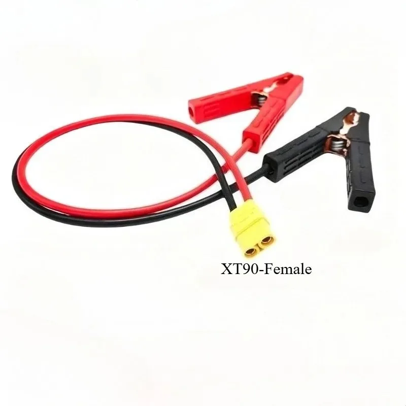 10/12AWG XT90 to Alligator Clips Cable High Current Car Battery Lithium Charging Wire Model Aircraft Power Connection Spare Part