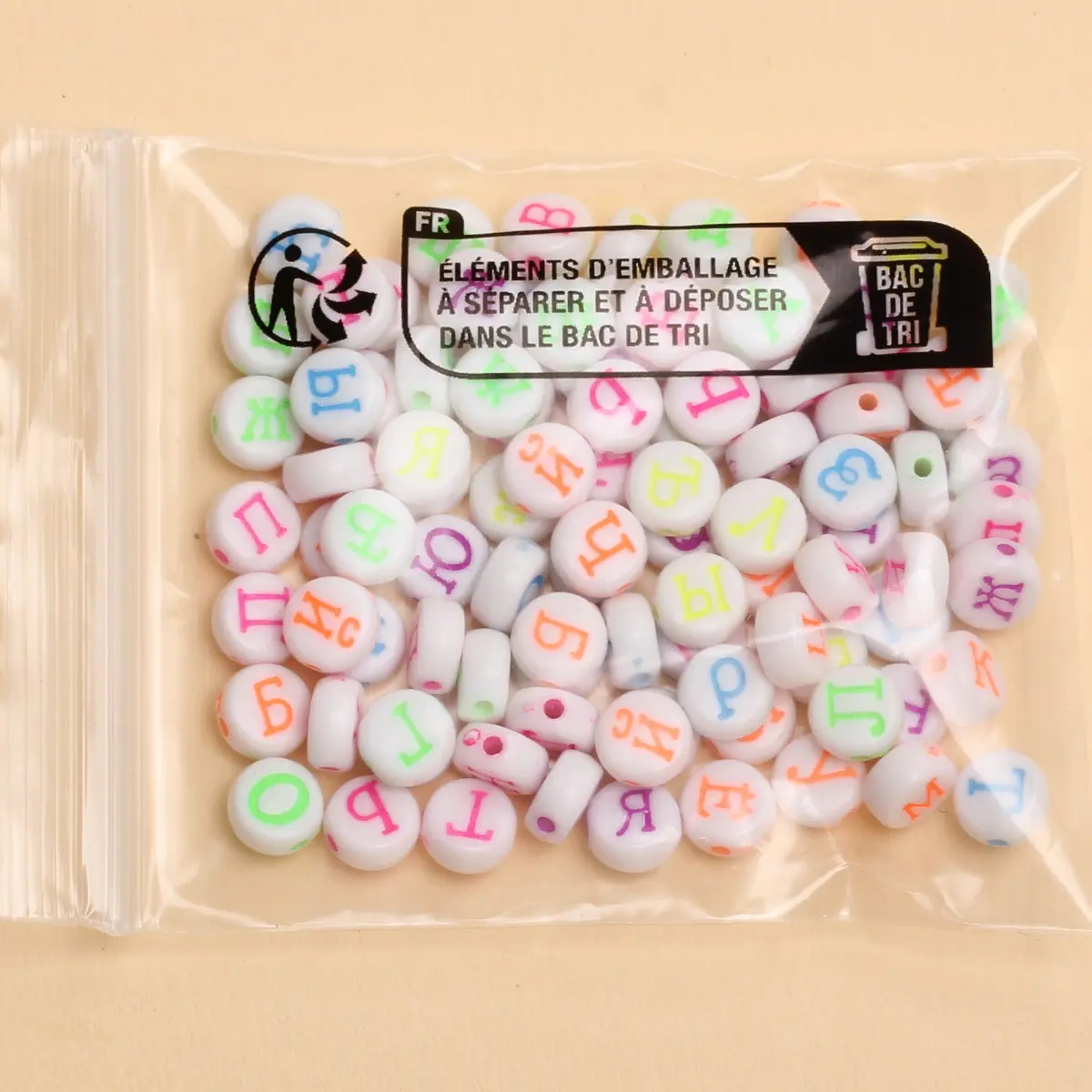 50Pcs Acrylic Alphabet Number Beads Flat Round Letter Beads For Jewelry Making DIY Necklace Bracelet Accessories