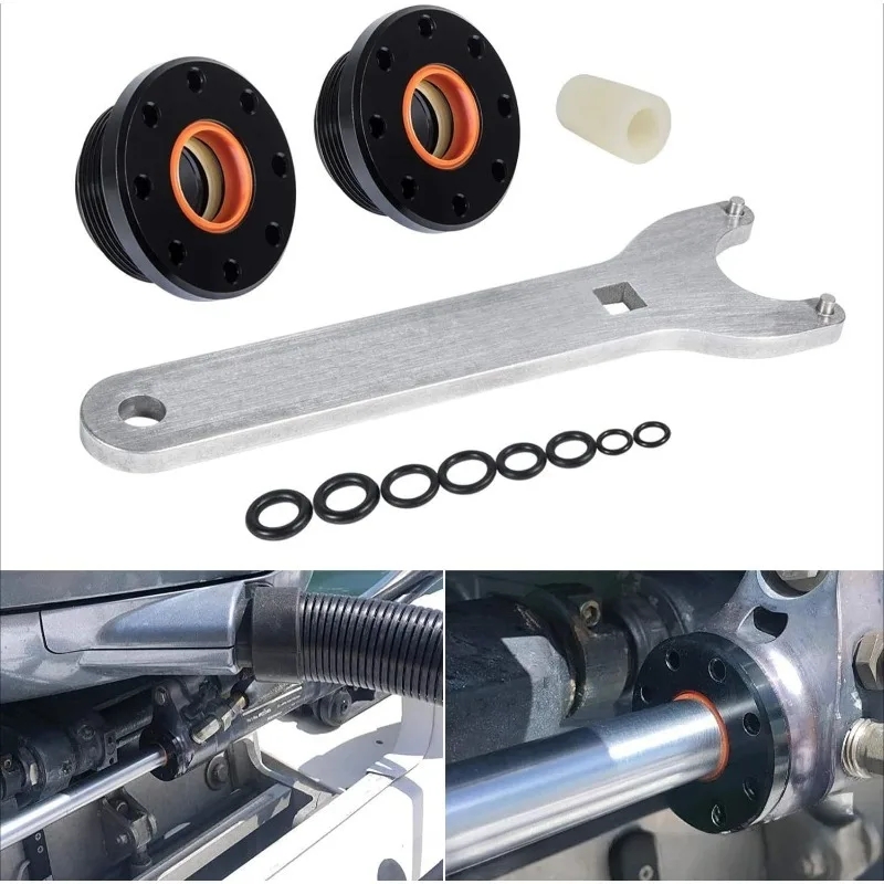Marine Hydraulic Steering Cylinder Seal Repair Kit Fit HC5340 HC5341 Boat Outboard Steering Replacement Parts