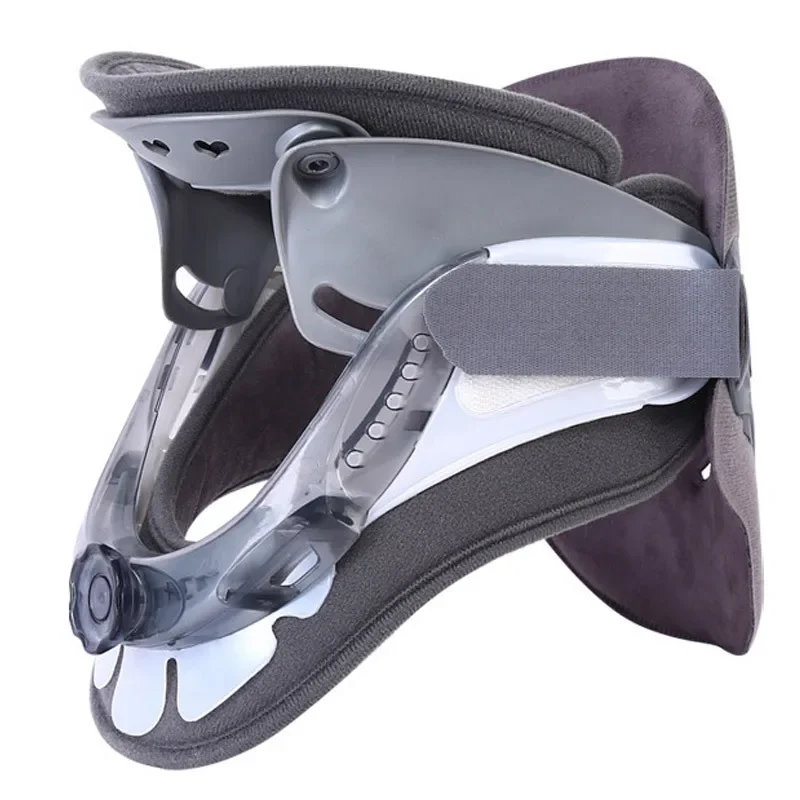 

Регулируемый бандаж для шеи, шейный спондильоз, тяговый бандаж для шеи, бандаж для головы для взрослых, послеоперационная реабилитация, фиксация шеи