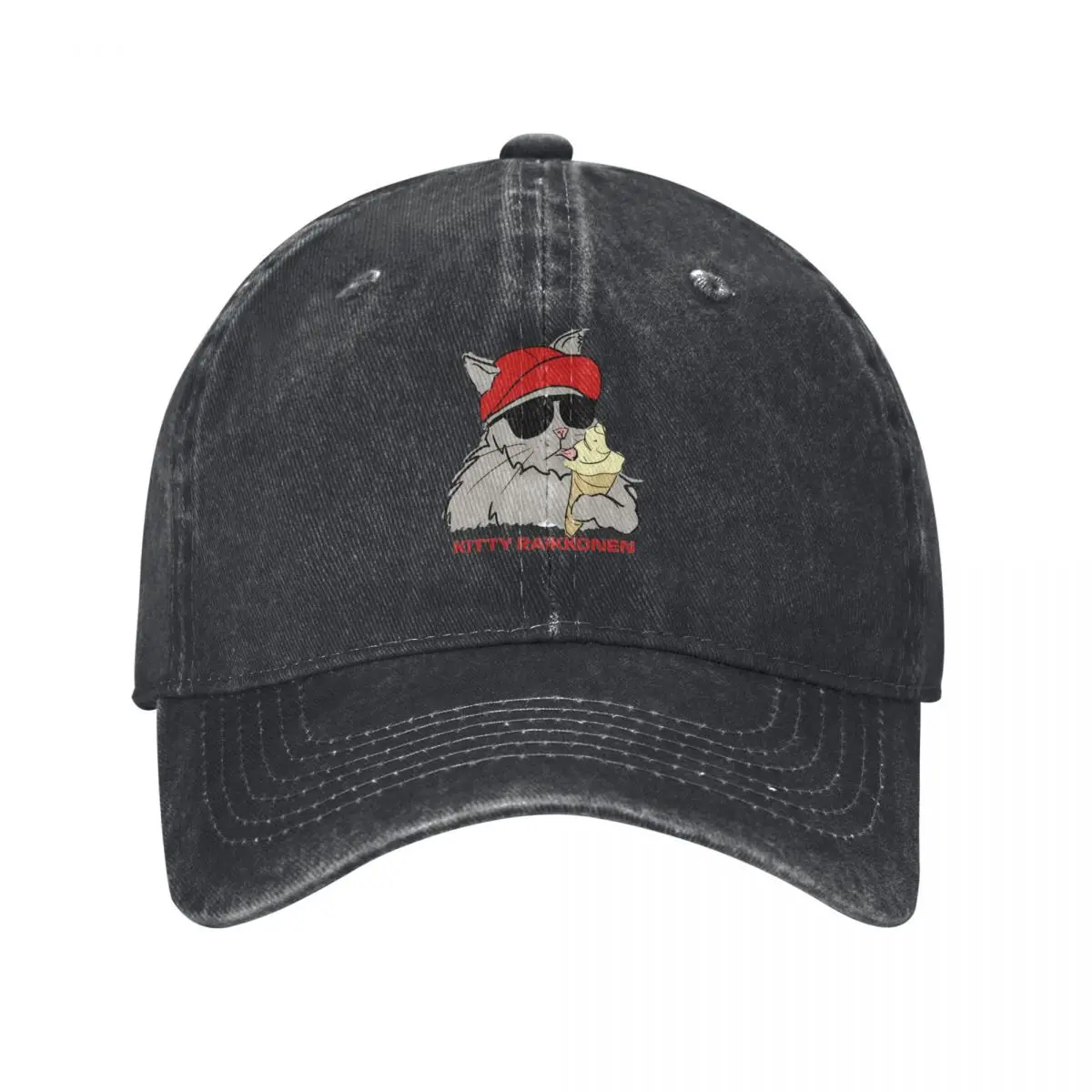 Tiki Men's Baseball Cap Kitty Raikkonen Trucker Snapback Caps Dad Hat F1 teams and drivers Golf Hats official-website top fugees