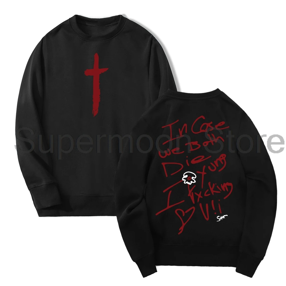 Saint JHN Tour 2024 New Logo Unisex Crewneck Long Sleeve Streetwear Men Women Sweatshirt Fashion Clothes