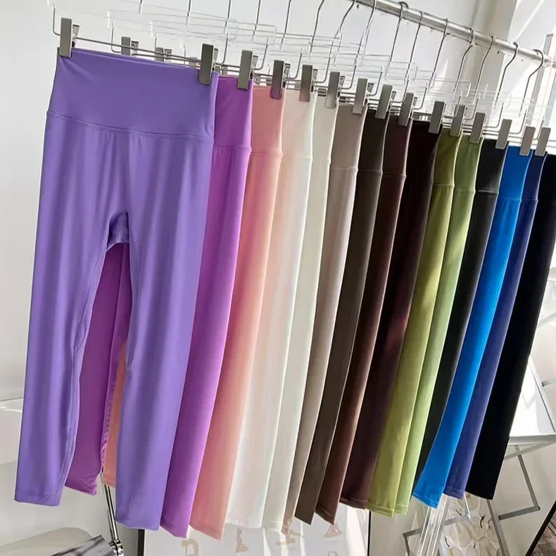 

Lemon Yoga Leggings Women Sports Leggings High Waist Jogging High Quality Tights Soft Fitness Squat Proof Leggings No T Line