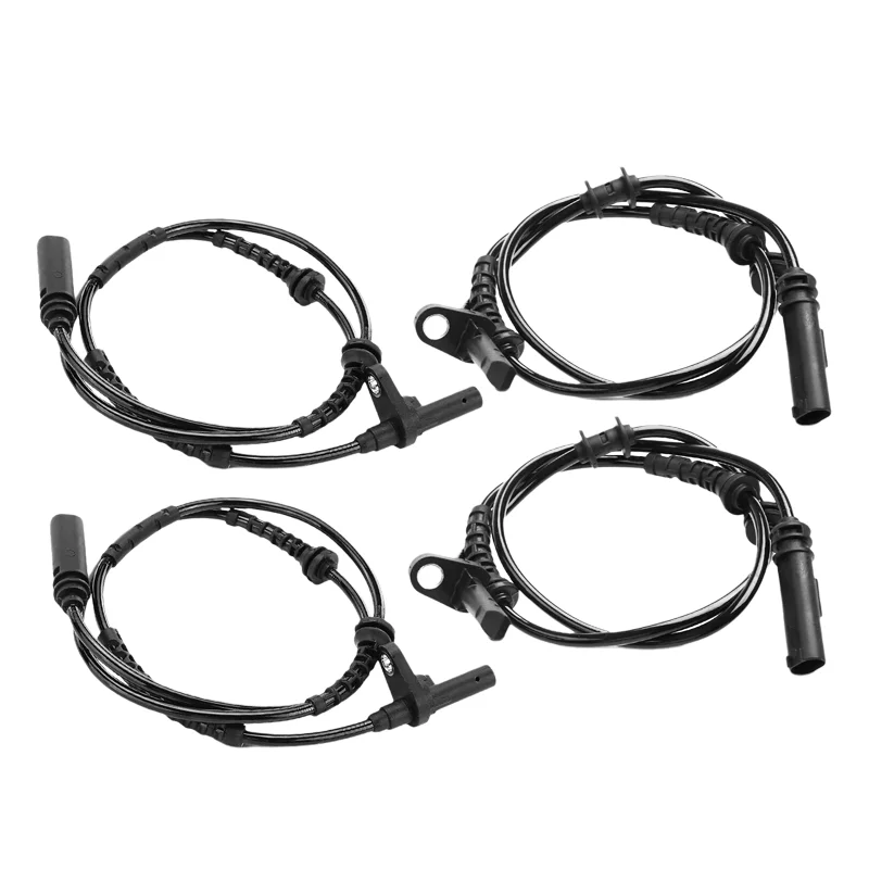 4pcs ABS Wheel Speed Sensor 34526775863 34526775864 For BMW F02 F04 730Li 740Li 750Li 760Li 4.4T N52B30AF N54B30A N63B44A
