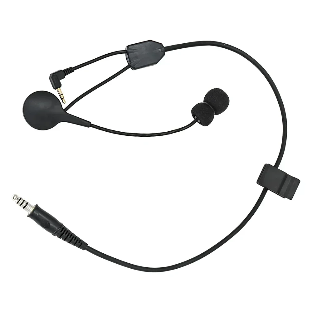 Tactical Y Line Mic & U94 Ptt for Howard Leight Safety Earmuffs / ZOHAN EM054 /SORDIN IPSC headset Shooting Hunting Headphones