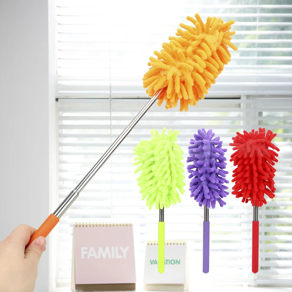 For Air-conditioner Furniture Shutter Telescopic Cleanning Brush Dust Remover Dusters Scrub Home Car Cleaner Washing Tool