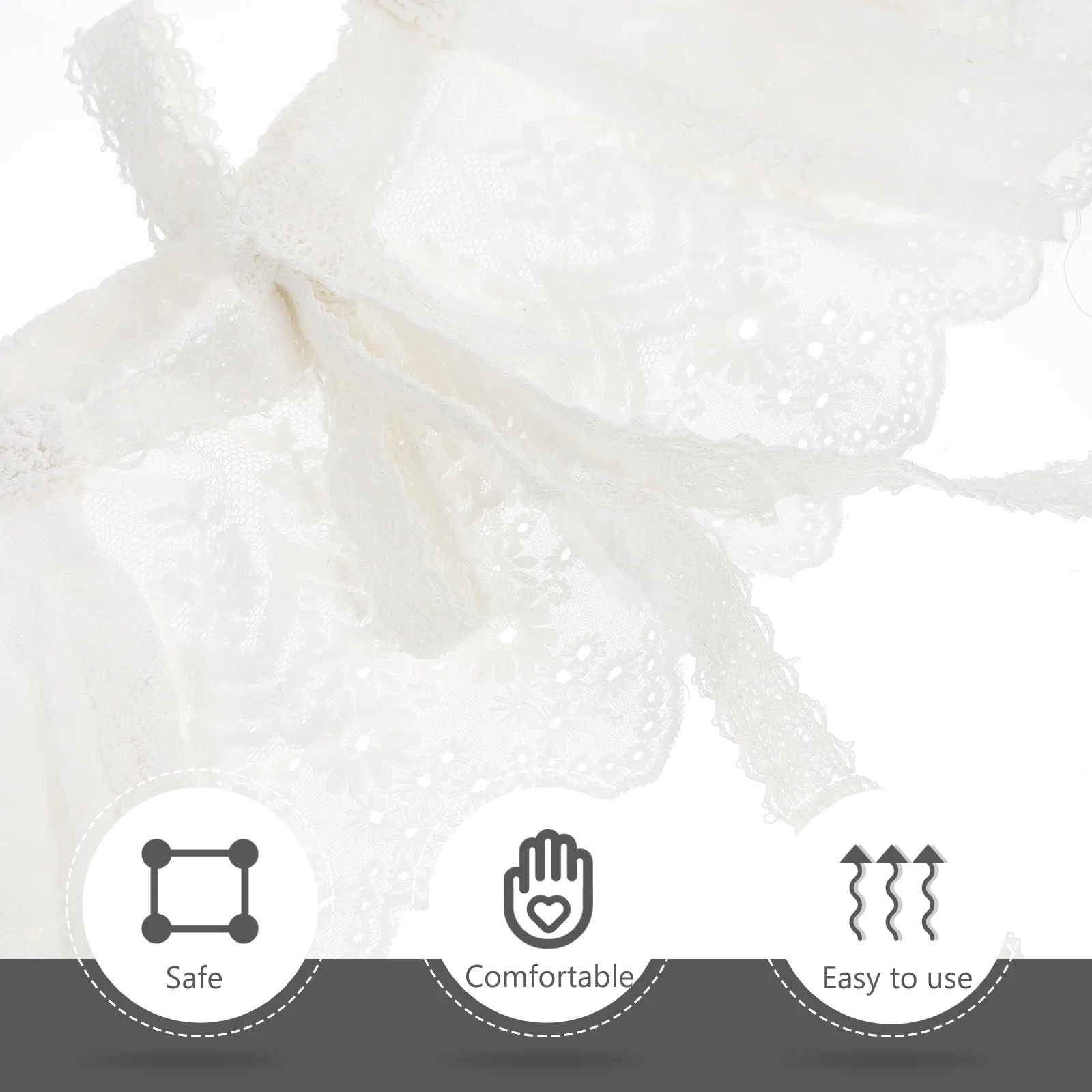 

1 pc Retro Embroidered Fake Collar Lightweight Cotton White Detachable Shirt Accessory For Women Fashion Clothing Upgrade Scarf