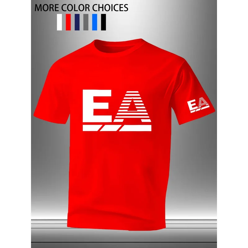 2026New Year's Men's Short-Sleeve Hardcore Men's Round Neck Short Sleeve Suitable for everyday casual or minimalist styleoutfits