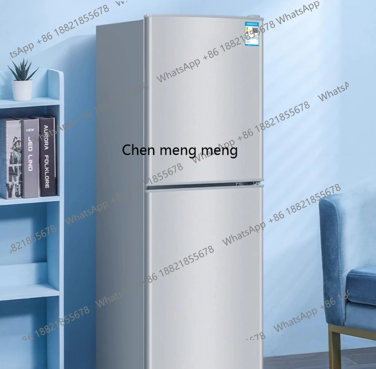 

Бытовая небольшая комната для аренды Комната для аренды в общежитии Энергосбережение и энергосбережение Двухдверный холодильник