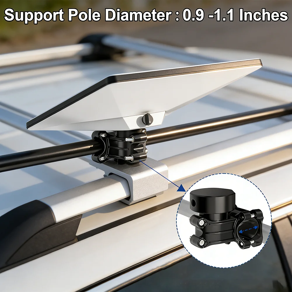 

Mount Adapter for StarLink Mini Dish 1/4 Screw Round Aluminum Alloy for StarLink Mini Connector RV Accessories Internet