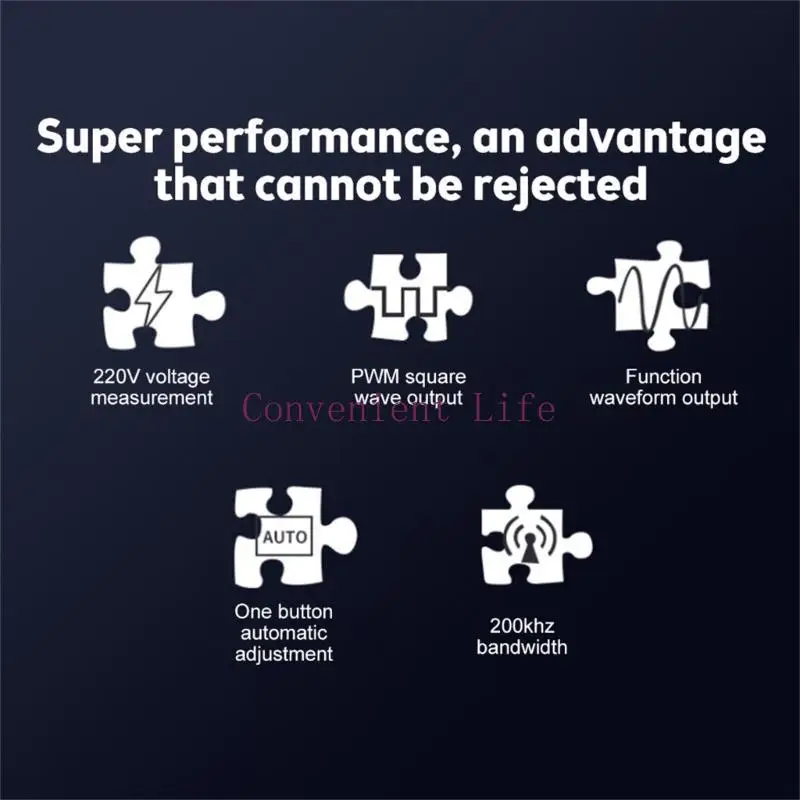 L1EE 2.5 ميجا هرتز معدل أخذ العينات 200 كيلو هرتز عرض النطاق الترددي ملتقط الذبذبات الرقمي أداة صيانة السيارة #3