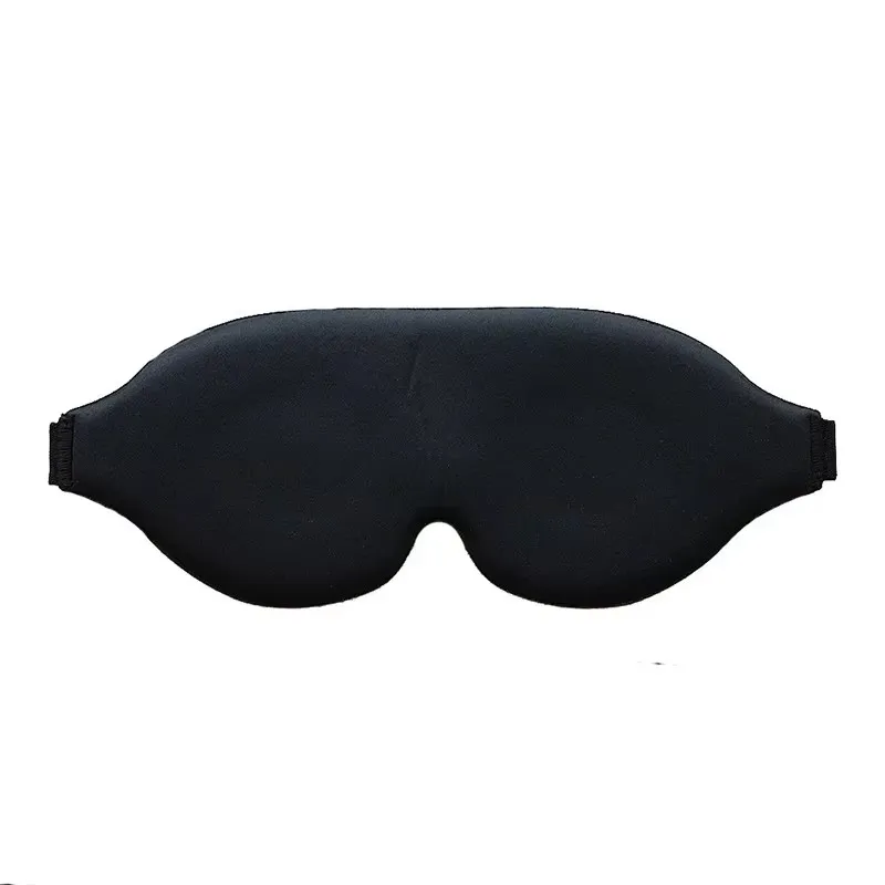Schlafmaske Blackout Augenmaske zum Schlafen - 3D Atmungsaktive Weiche Komfortable Augenmaske zum Schlafen - Verstellbares Band Unisex