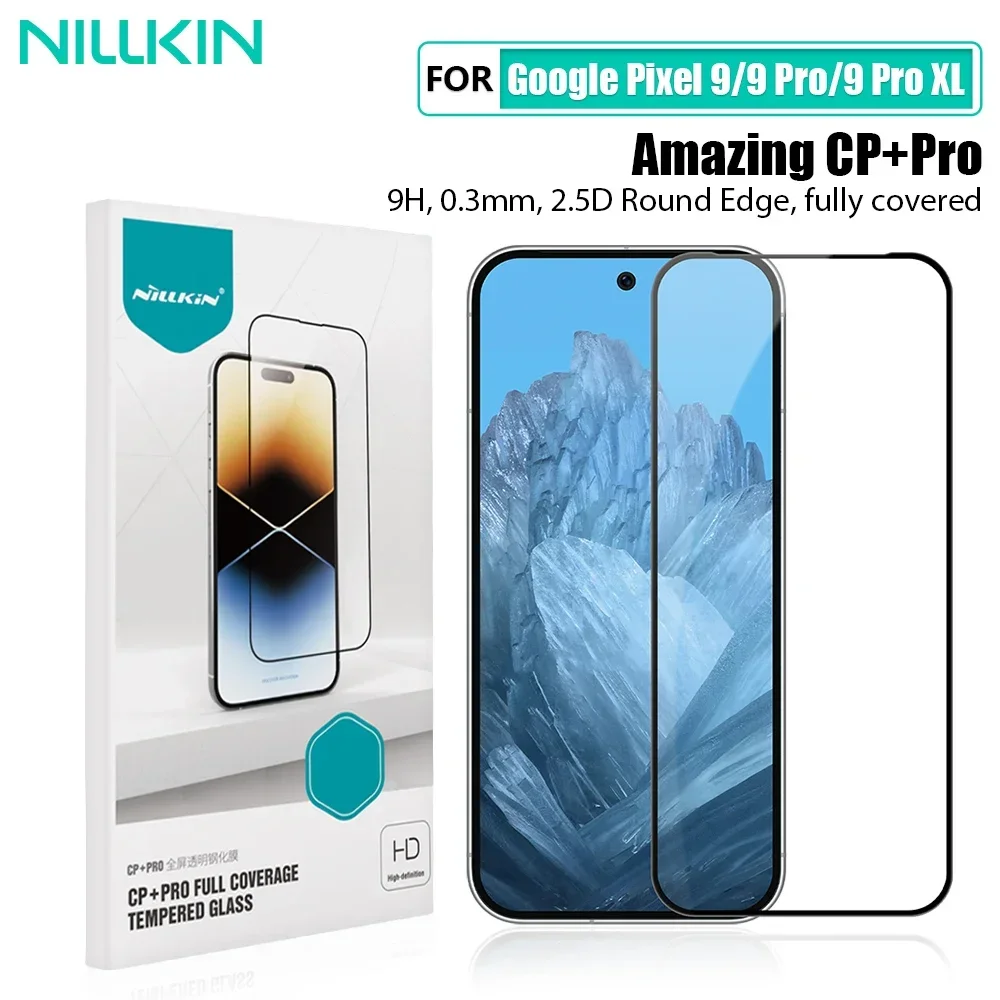 

Nillkin For Google Pixel 9 Pro XL Screen Protector CP+Pro / H+Pro Clear Tempered Glass Film for Google Pixel 9/9 Pro Glass