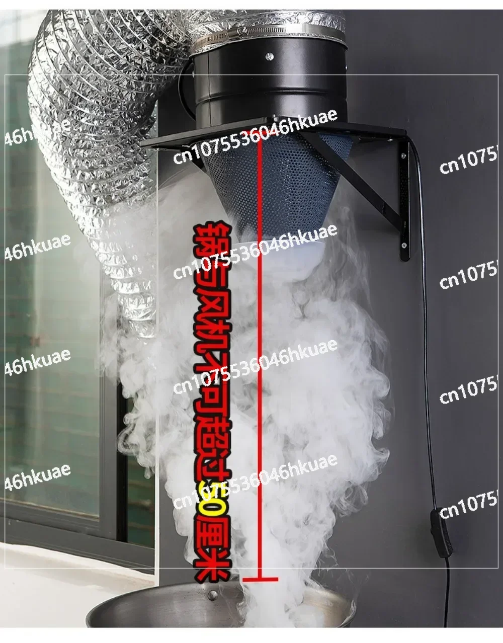 

Вытяжной вентилятор кухонной вытяжки (суб-новый): 6–12 дюймов (150–300 мм), 40–120 Вт, 220 В с масляным коллектором и фиксированным кронштейном