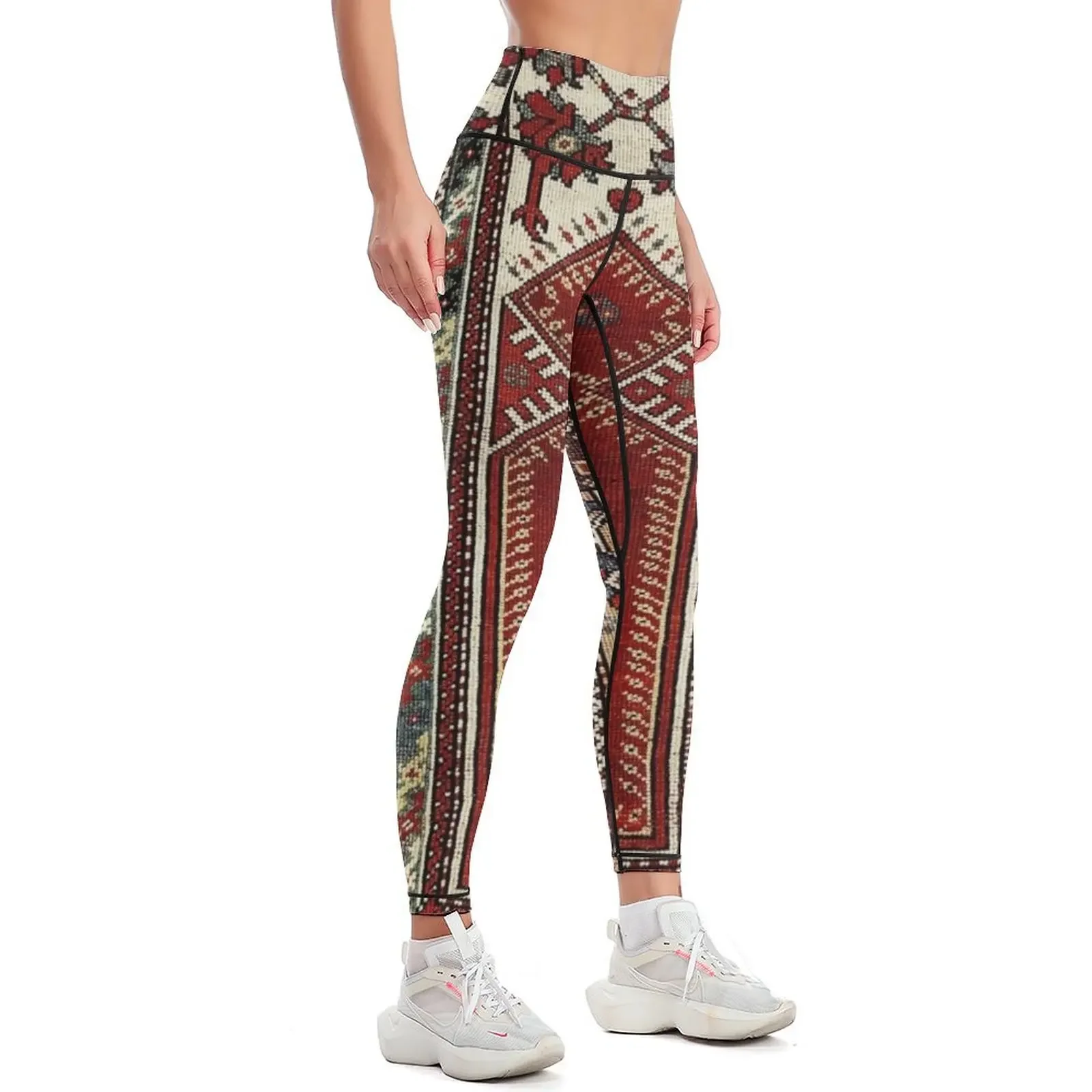 Milas West Anatolian Niche Rug Print Leggings for girls Leginsy push up Training pants Womens Leggings