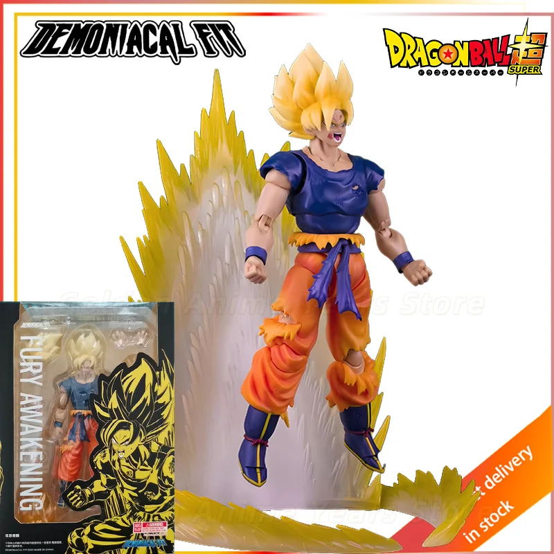 【In Stock】Demoniacal Fit Dragon Ball Super Saiyan Black Goku Trunks 1/12 Articulated Action Figure Collection Gift&Collection view 2