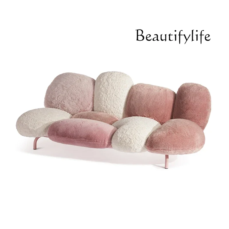 

Cream style design high-end special-shaped sofa Nordic creativity