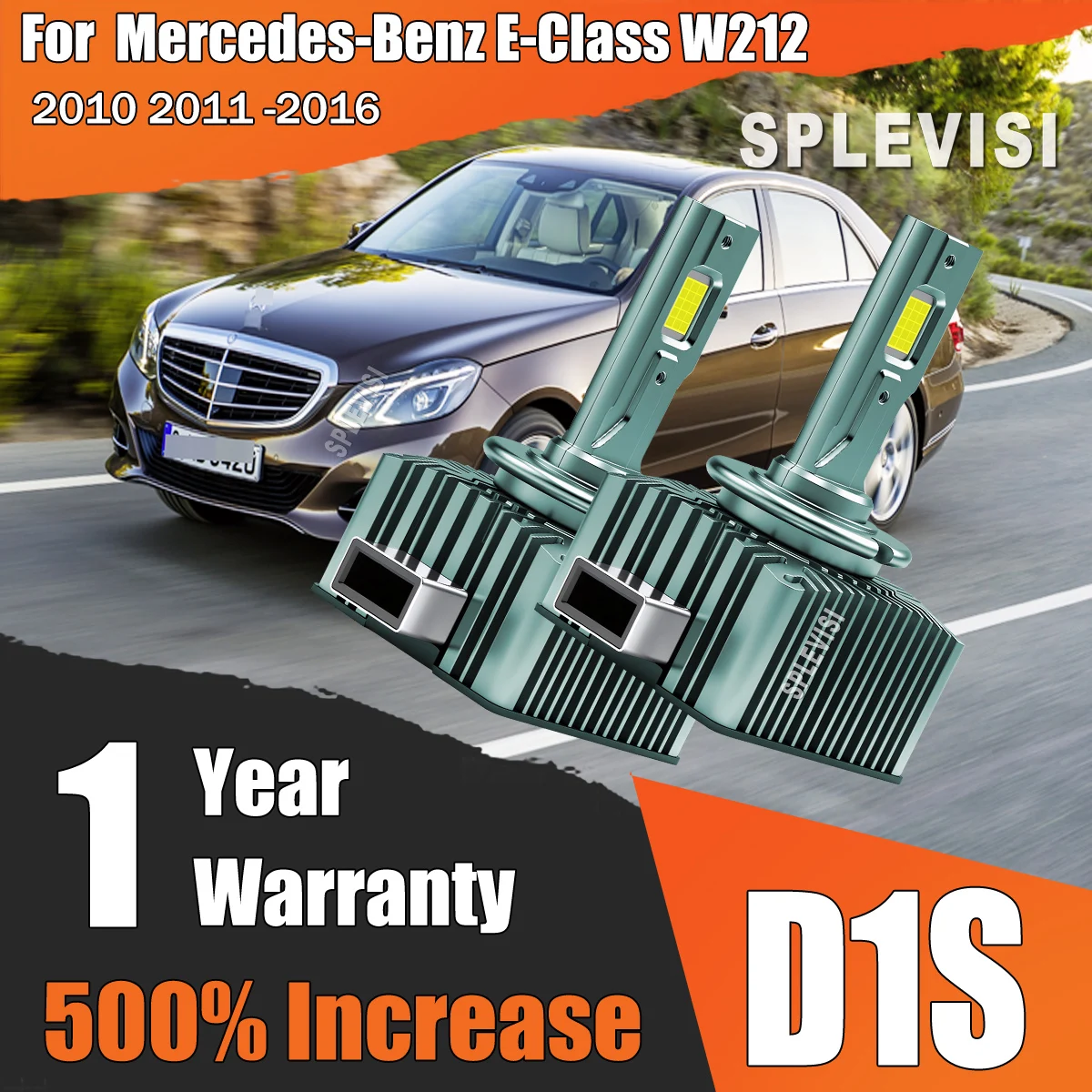 

9-16v D1S Headlight LED Car Light 0.01s Rapid & Smooth Start For Mercedes-Benz E-Class W212 2010 2011 2012 2013 2014 2015 2016