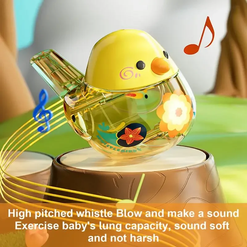 Sifflet d'eau pour enfants, jouet Variable, simulation du son d'oiseau, peut ajouter un sifflet d'eau, formation à la prononciation, jeu de jouets pour enfants