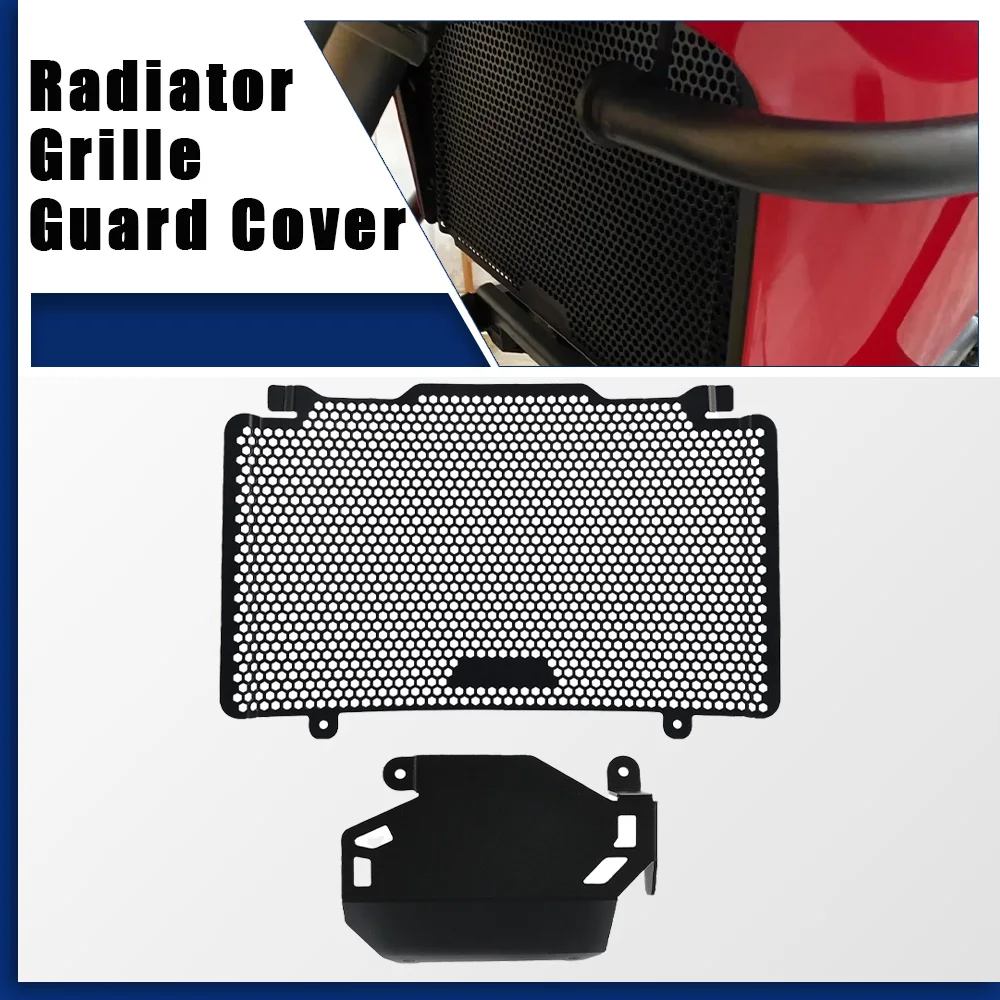 

Radiator Guard And Engine Guard Protector For Ducati DesertX Rally 2022-2025 Radiator Guard and Cylinder Head Guard Complete Set