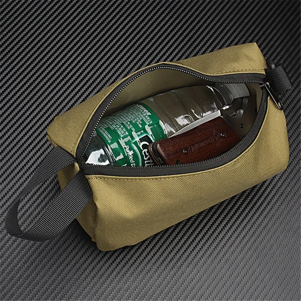 Small Tool Bag with Hook Expansion Pouch Parts Bag Tool Pouch for Electrician Tools Organizer Convenient Home Car Use