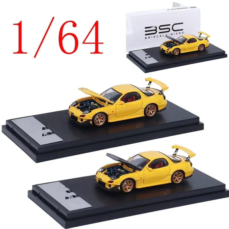 

BSC Diecast 1/64 Scale MASTER RX7 FD3S Alloy Model Cars Play Vehicles Toys for Boys Gift Original Box