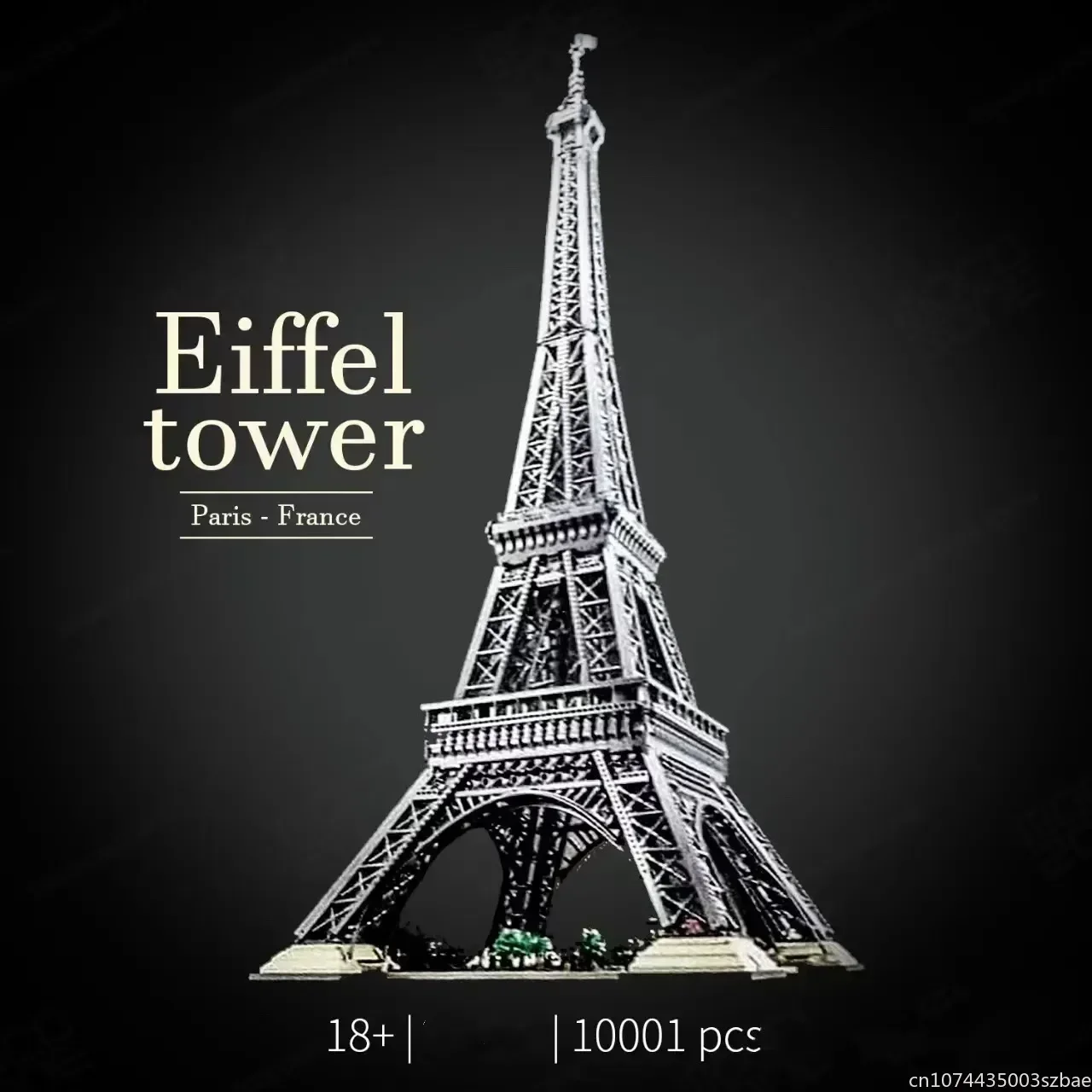 

10001 PCS Large Eiffel Tower Building Blocks Bricks Kids Birthday Christmas Gifts Toy Compatible 10307 10181 17002 IN STOCK