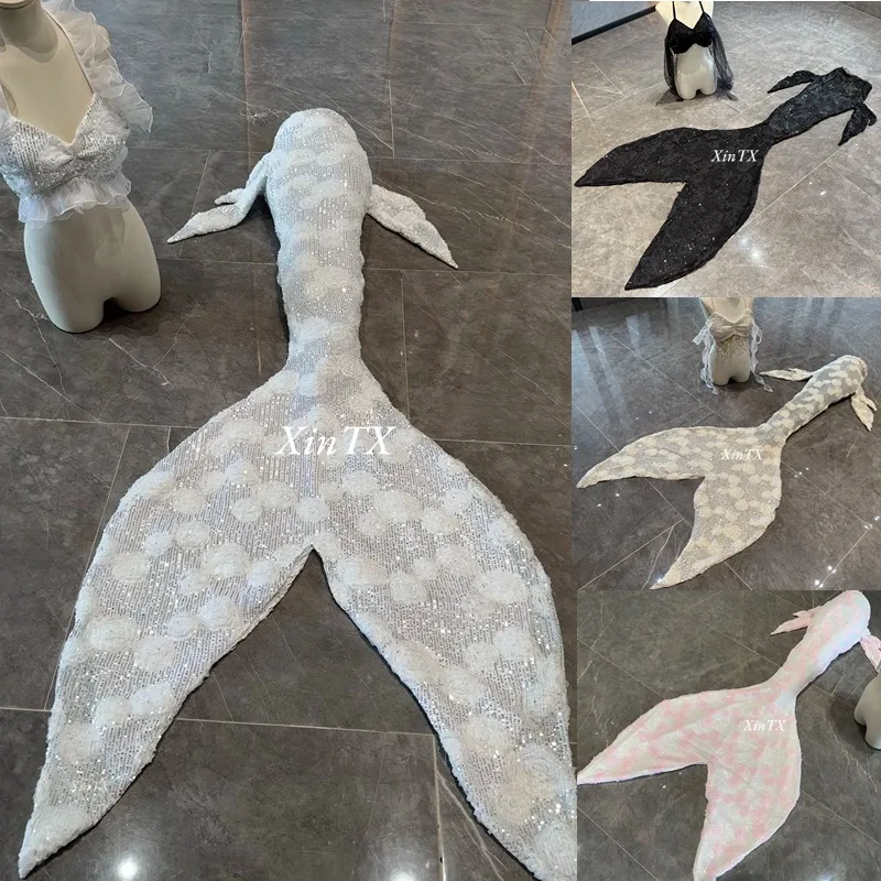Нестандартный размер, хвост русалки для взрослых, женский костюм русалки для Хэллоуина, ролевая игра, аквариум, представление, плавание Нестандартный размер, хвост русалки для взрослых, женский костюм русалки для Хэллоуина, ролевая игра, аквариум, представление, плавание