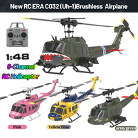 New RC ERA C032 (UH-1) RC Helicopter 6-Channel Brushless Model Airplane Intelligent Positioning Electric Remote-Controlled Toy