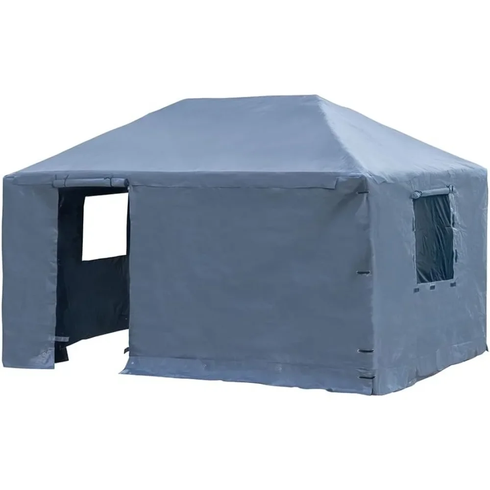 Conjuntos de restaurantes populares - Acessórios para gazebo Capa de inverno de 12' x 20' para abrigo solar e gazebos ao ar livre, fácil de limpar, durável