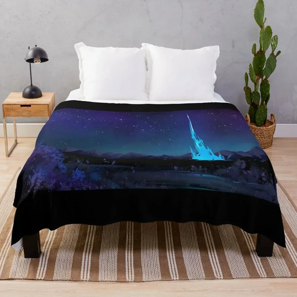 

Lakeland at Night Throw Blanket For Baby Comforter Polar Summer Beddings Blankets