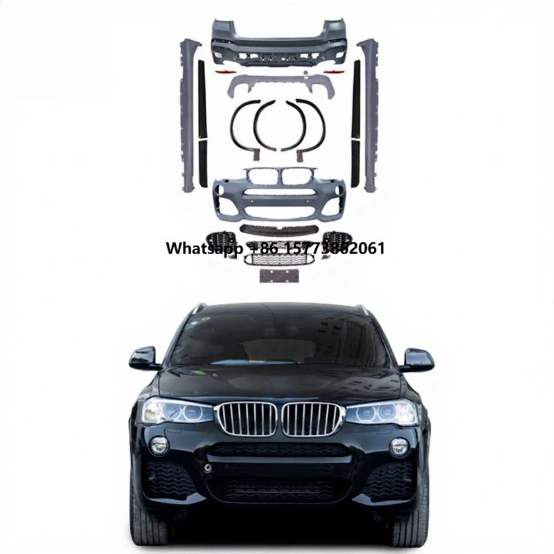 

Upgrade MT-Style Body Kit for X4 F26 Body Kit with Bumpers Rear Diffuser Side Skirts