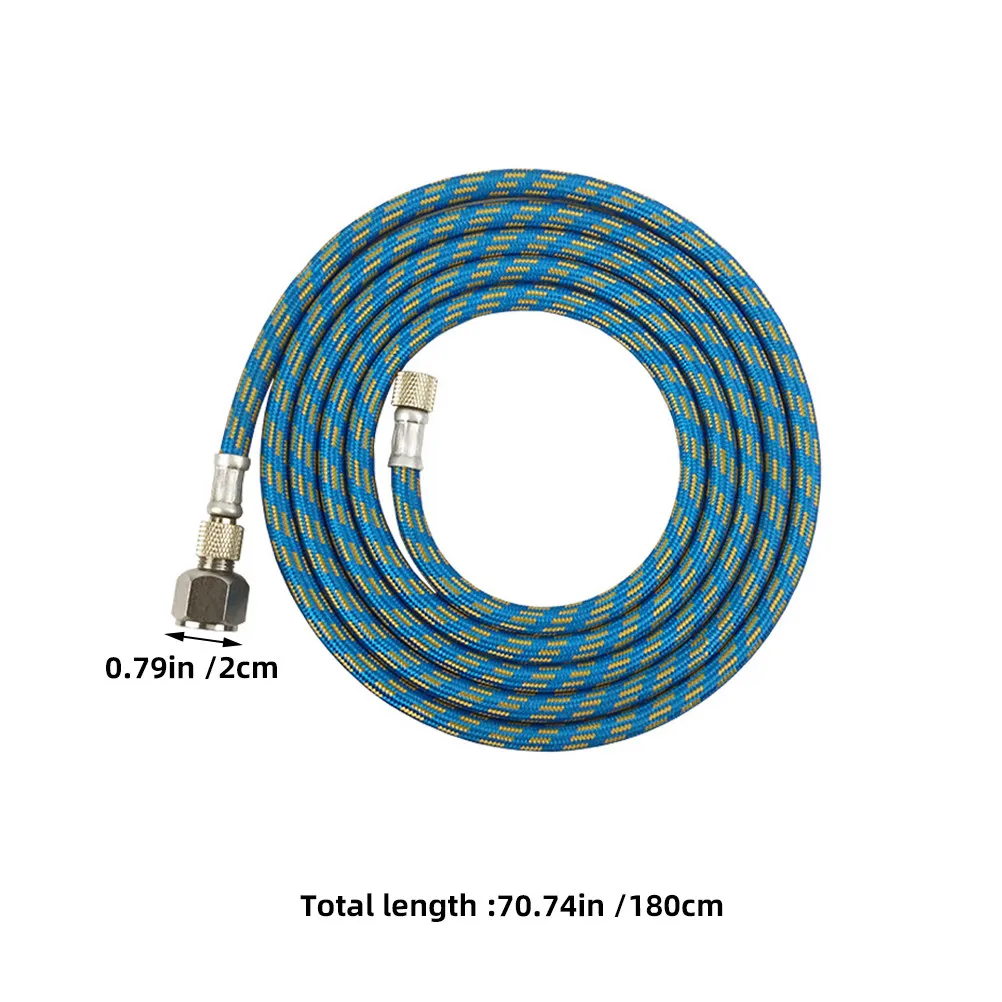 Airbrush Hose 1.8m Plastic Adapter Quick Connect Air Compressor Connector Flexible Tube for Accurate Spraying Airbrush