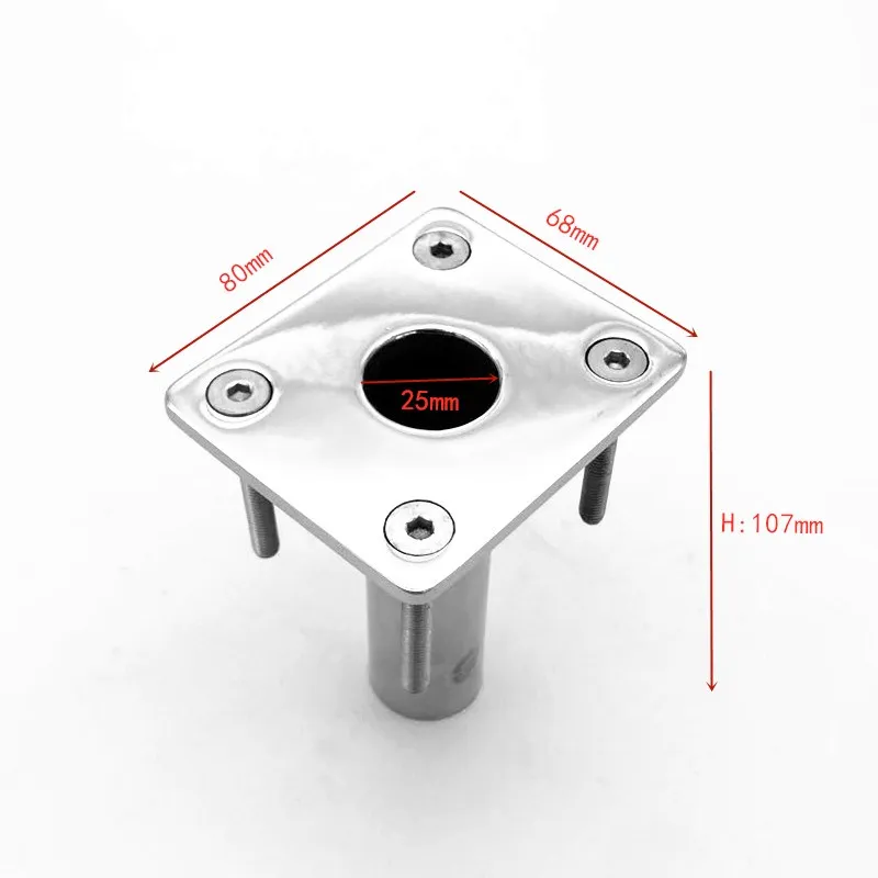 SUMNCE Stainless Steel Mount For Rotatable Rod Holder