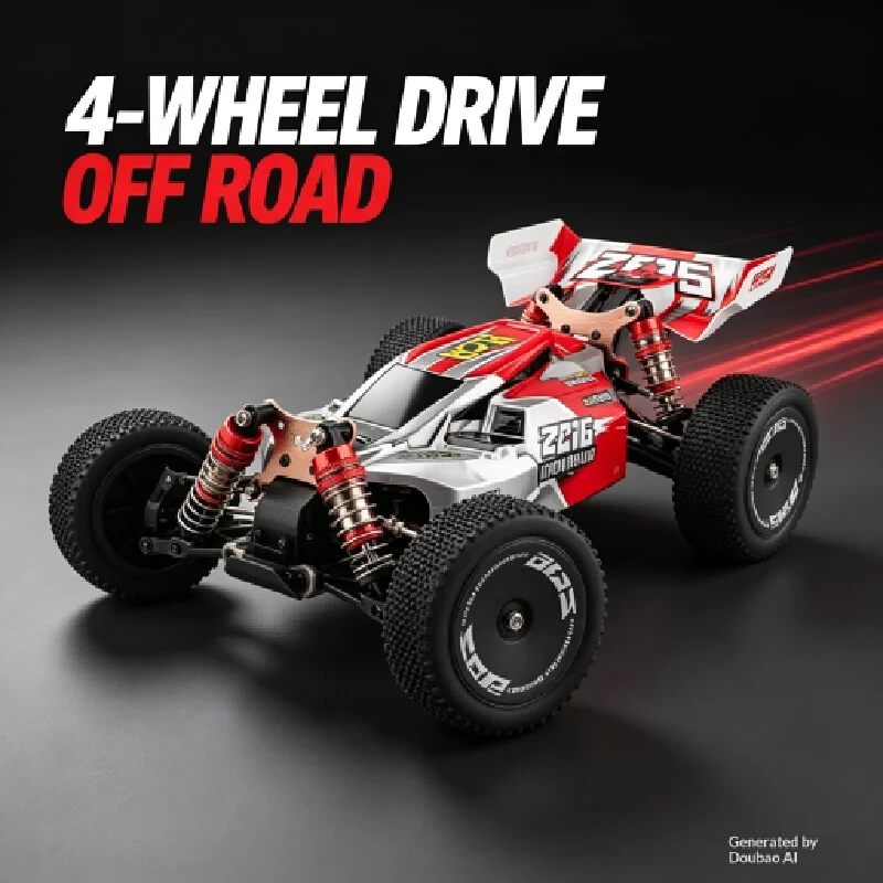 Wltoys 144001 Rc Car 1 14 Scale 60km H High Speed 4wd Electric Off Road Racing Vehicle For Adult Hobby